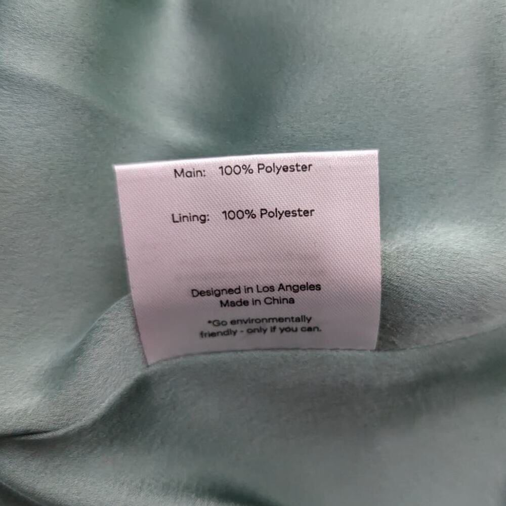 Fame and Partners Strappy Draped Rosabel Gown Green Maxi Dress Size 4 US - Picture 8 of 12